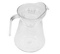 ZUNOXAZ Pichet Acrylique pour Boissons Froides et Chaudes Cruche Transparente Résistante Pichet à Eau avec Couvercle Dérapant Usage Domestique pour Jus et Lait
