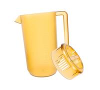 ZUNOXAZ Pichet Plastique PC avec Couvercle Gradué et Design Cruche à Eau Froide pour Boissons Fraîches et Jus