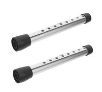 ZUNOXAZ Pièces de Rechange pour Déambulateurs Tubes Réglables en Acier Inoxydable, Roues Amovibles Robustes, Adaptées la Marche Voyage Soutien