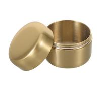 ZUNOXAZ Pilulier Étanche Acier Inoxydable Rond Boîte de Rangement Portable Compacte Étui Métallique Hermétique pour Pilules et Souvenirs Pratique pour Voyage et Usage Quotidien