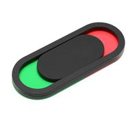 ZUNOXAZ Plaque de Porte Coulissante Noire Indicateur Doccupation Cours pour Salle de Bain et Bureau Design Simple à Glissière Protection Confidentialité et Signalisation Claire