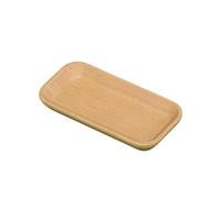 ZUNOXAZ Plateau Rectangulaire Naturel Mini Plateau de Service pour Sushi Dessert et Snacks Assiette Vintage pour Maison et Restaurant