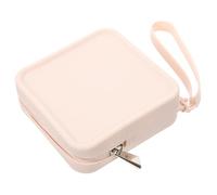 ZUNOXAZ Pochette Silicone Portable pour Serviettes Hygiéniques Compacte et Discrète Pochette de Rangement pour Adolescente Pratique pour Premières Règles Protection Vie Privée