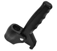 ZUNOXAZ Poignée de Canne D'assistance Ergonomique 22 Mm, Pommeau en Plastique Noir, Accessoire de Remplacement Robuste pour Béquilles et Cannes, Adapté Hommes et Femmes, Usage Quotidien Santé Mobilité