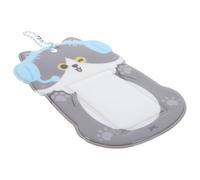 ZUNOXAZ Porte-Cartes PVC Cartoon Animal Wolf avec Porte-clés pour Photos Et Cartes Identité pour Personnel Multiple Options De Rangement