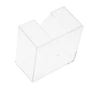 ZUNOXAZ Porte Notes Acrylique Transparent pour Bureau Support Mémo Pratique et Solide Organiseur de Notes Rapide pour Maison et École