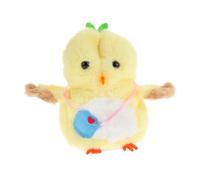 ZUNOXAZ Poupée Peluche Électrique Éducative Enregistreuse pour Garçon Fille Décoratif Adorable Poupée Interactive pour Jouer et Cadeau Sécurisé sans Batterie