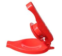 ZUNOXAZ Presse à Raviolis Ergonomique pour Cuisine Ustensile de Fabrication de Pâte à Dumplings Outil Manuel Rouge pour Pâte Lisse et Facile à Nettoyer Usage Domestique et Réutilisable