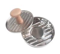 ZUNOXAZ Presse à Steak Haché Ronde 304 Acier Inoxydable Antiadhésive, Ustensile Cuisine Compact pour Hamburgers Maison, Outil De Fabrication De Steaks Hachés Pratique