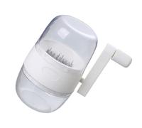 ZUNOXAZ Presse-Ail Manuel Blanc en ABS Hachoir à Gingembre et Noix sans Électricité Ustensile Cuisine Compact pour Maison et Restaurant Mixeur Manuel pour Ail Oignon et Fruits Secs