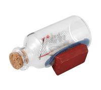 ZUNOXAZ Presse-papiers Bateau Croisière Décoration Bouteille Dérive Liquide Maquette Bateau Croisière Ornement Nautique Maison Souvenir Thème Exposition Bouteille Verre Décoration