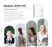 ZUNOXAZ Protège Agenda PVC Transparent Pailleté Rose Doré Coque Souple Six pour Cahier à Mobiles Protection pour Carnet de Notes et Journal Portable Adapté École et Bureau