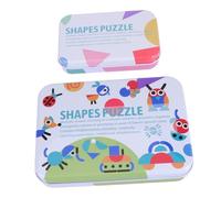 ZUNOXAZ Puzzle Tangram Bois Garçon Fille Voiture Jeu Éducatif Créatif Montessori Éveil Cognitif pour Tout Petits Garçons Filles Ans