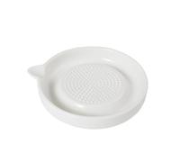 ZUNOXAZ Râpe Céramique pour Gingembre Multifonction Accessoire de Cuisine Sûr et Antidérapant Bol de Broyage Pratique pour Adultes Outil de Préparation Alimentaire