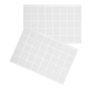 ZUNOXAZ Rubans Adhésifs Double Face Carrés 80 Pcs 25x25x0,8 Mm Transparent sans Trace Adhésif Mural Amovible pour Fixation Décorations Maison Bureau Multifunctionnelle