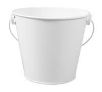 ZUNOXAZ Seau En Métal Blanc Pour Barbecue 8x10,5x12cm Collecteur De Graisse Avec Poignée Mini Seau Polyvalent Cuisine Et Grillades Pour Réduire Et Garder Votre Espace Propre