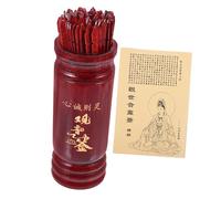ZUNOXAZ Set de Bâtons de Divination Chinois Bois avec Seau et Livret Jeu Traditionnel Religieux pour Maison Bâtons de Fortune Accessoire Pratique et Léger pour Prédiction Familiale