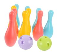ZUNOXAZ Set de Bowling Plastique pour Garçon Fille Jeu Dintérieur Kit de Quilles et Boules Éducatif pour Maternelle et Loisirs