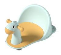 ZUNOXAZ Siège de Bain Garçon Fille Né Ergonomique avec Dossier Amovible et Drainage Facile Chaise et Stable pour Garçon Fille Support de Bain et Pratique