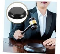 ZUNOXAZ Socle Bois pour Marteau de Juge Support et Robuste Accessoire pour Tribunal et Enchères pour Costume Avocat et Commissaire Priseur