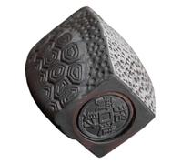 ZUNOXAZ Support de Couvercle de Théière Zisha Design Tortue Accessoire Léger et Compact pour Salle de Thé Support Robuste pour Couvercle de Théière pour Amateurs de Culture Du Thé