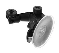 ZUNOXAZ Support Ventouse Longue pour Caméra Dash Cam Pouce Ajustable Antichoc Abs et Caoutchouc Compatible Caméras et Adaptateurs Téléphone Fixation Stable pour Pare Brise Voiture