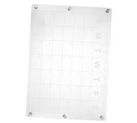 ZUNOXAZ Tableau Magnétique Transparent pour Frigo Planning Hebdomadaire Effaçable Organiseur Aimanté pour Tâches Quotidiennes et Calendrier Réfrigérateur