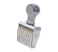 ZUNOXAZ Tampon Dateur Rotatif 8 Chiffres Réglable en Caoutchouc et Fer Tampon Numéroté pour Impression de Dates Bureau École et Projets Créatifs Précis et Solide