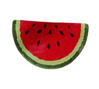 ZUNOXAZ Tapis de Sol Entrée Demi Épais avec Motif Pastèque Tapis de Cuisine Intérieur Absorbant et Confortable pour Salon et Chambre