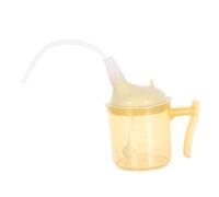 ZUNOXAZ Tasse Anti-déversement avec Paille Souple pour Adultes Alités et Personnes Âgées Tasse de Régulation Liquide avec Mesure Précise pour Dysphagie et Soins Maternité