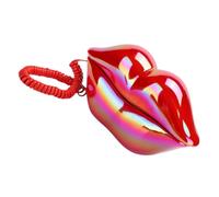 ZUNOXAZ Téléphone Fixe Créatif Forme de Rouges Design Original et Décoratif Installation Facile Signal Stable pour Maison et Bureau