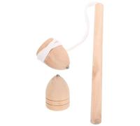 ZUNOXAZ Toupie Bois Traditionnelle Chinoise Éducatif Gyro pour Garçon Fille Améliore Coordination Main-œil Classique Extérieur pour Cadeau Garçon Fille