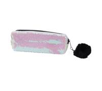 ZUNOXAZ Trousse Maquillage Femme Voyage Écologique Sac Pochette Crayon Licorne à Paillettes Multifonctionnelle et Légère pour Filles