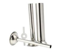 ZUNOXAZ Tubes Acier Inoxydable pour Remplissage de Saucisses Ensemble Support Compatible Hachoir à Viande Entonnoir et Facile à Utiliser