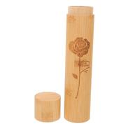 ZUNOXAZ Urne pour Cendres de Petit Animal Bambou Boîte Commémorative pour Souvenirs de Poils Urne Funéraire Compacte avec Motif Rose pour Chiens et Chats Accessoires Funéraires pour