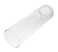 ZUNOXAZ Vase Cylindrique Transparent Verre pour Fleurs Fraîches Séchées ou Artificielles Décoration Intérieure et Mariage Contenant Hydroponique pour Salon et Bureau