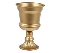 ZUNOXAZ Vase pour Arrangements Floraux Pot Décoratif pour Fleurs Fraîches ou Séchées Centre de Table Mariage Élégant Pot Robuste et Antirouille Style Simple et Vintage pour Décoration et