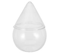 ZUNOXAZ Verre à Cocktail Créatif Base Triangulaire, Petite Taille 10,4x10,4x9,5 Cm, Verre à Cocktail Boule Transparent, Adapté pour Bar et Usage Domestique