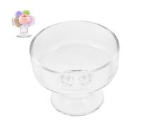 ZUNOXAZ Verre à Dessert Transparent Coupe à Glace Verre Cristal à Pied pour Fête Bol Dégustation Pudding et Fruits Coupe Cocktail Polyvalente pour Maison et Événements