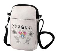 Zuo Bao Asexual Pride Sac à bandoulière Celestial Luna Moth Rainbow Gay Pride Gay Pride Mois Festival Subtil Demisexuel, Papillon 5, INCH