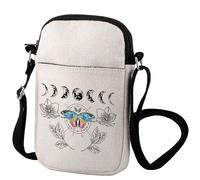 Zuo Bao Asexual Pride Sac à bandoulière Celestial Luna Moth Rainbow Gay Pride Gay Pride Mois Festival Subtil Demisexuel, Papillon-7, INCH