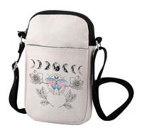 Zuo Bao Asexual Pride Sac à bandoulière Celestial Luna Moth Rainbow Gay Pride Gay Pride Mois Festival Subtil Demisexuel, Papillon 2, INCH