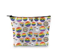 Zuo Bao GBTQI Pride Trousse de maquillage LGBT Cadeau non binaire Pronom Cosmétique Transgenre Gay Queer LGBT Cadeau, love
