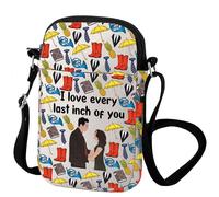 Zuo Bao HIMYM Sac à bandoulière pour fête avec parapluie jaune et corne française avec inscription « I Love Every Last inch of You », Inch of You, INCH