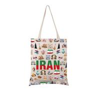 Zuo Bao Sac fourre-tout iranien - Cadeau iranien - Sac de courses de voyage en Iran, Israël, CM