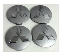 ZUOBYMBC 4 Pièces Cache-Moyeu pour Mitsubishi Pajero Pajero V73 V93 V97 80mm,Cache Moyeux,Cache de Roue Centrale,Auto Cache Moyeux Capuchons De Centre,Jante Centre D'emblème