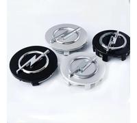 ZUOBYMBC 4 Pièces Cache-Moyeu pour Opel Astra K 2015-2019 58mm,Cache Moyeux,Cache de Roue Centrale,Auto Cache Moyeux Capuchons De Centre,Jante Centre D'emblème,White