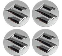 ZUOBYMBC 4 Pièces Cache-Moyeu pour Suzuki Swift SX4 S-Cross Celerio Grand Vitara GSR 600 ITZ 400 54mm,Cache Moyeux,Cache de Roue Centrale,Auto Cache Moyeux Capuchons De Centre,Jante Centre D'emblème