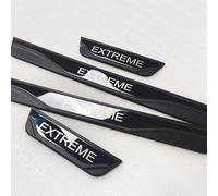 ZUOBYMBC 4 pièces Protecteur de seuil de Porte de Voiture pour Dacia Duster Extreme Spring,pédale de Couverture de seuil en Acier Inoxydable,Bandes de seuil de Bienvenue