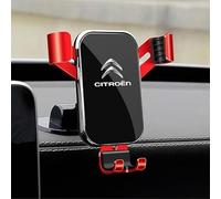ZUOBYMBC Support Telephone Voiture pour Citroen C3 Aircross,360° Rotation Porte Téléphone à Grille d'Aération,Porte Smartphone Voiture,Accessoire Voiture,Red